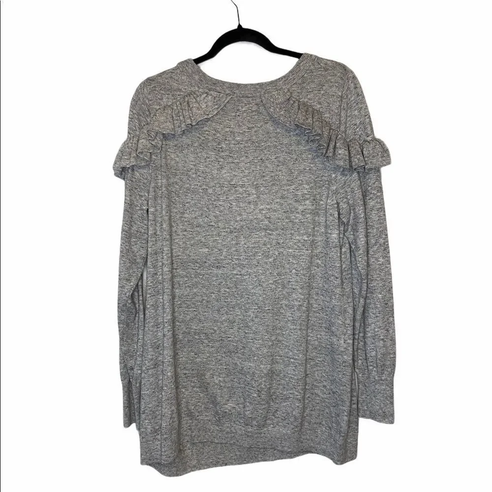 Isabel Maternity Ruffle Pullover Sweater - Picture 2 of 4